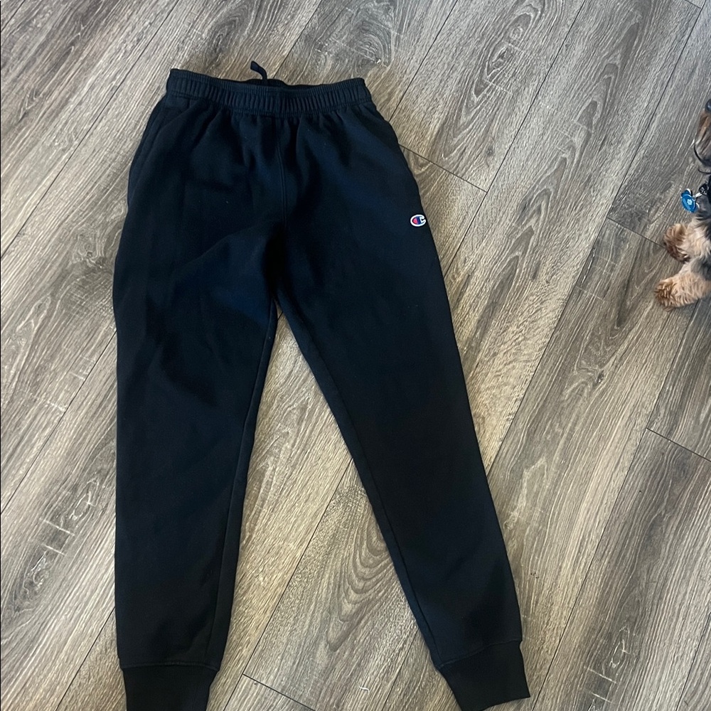 Champion Black Fleece Jogger Pants